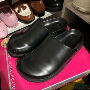 Zara faux leather loafers